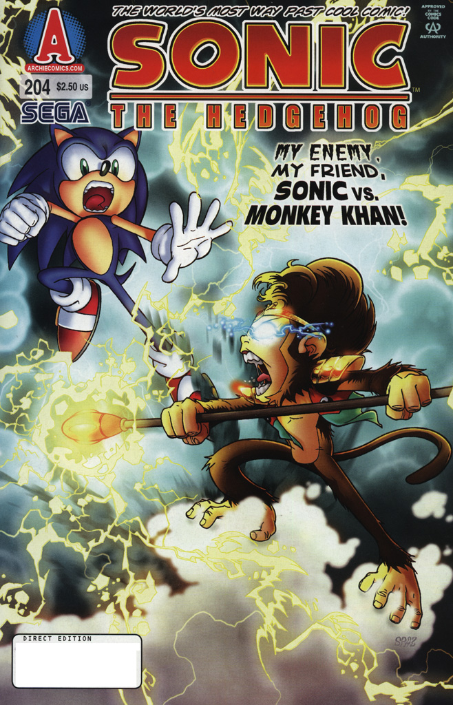Sonic - Archie Adventure Series November 2009 Comic cover page